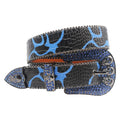 Skull Rhinestone Belts For Women Men Y2K Leather Strap Crystal Studded Western Cowgirl Cowboy Diamond Bling Bling Belt-belleandkai.com