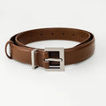 New Luxury Double Genuine Leather Belt for Women Jeans Casual Dress Square Alloy Buckle Ladies Trendy Belts Fashion Waistband-belleandkai.com