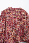 Autumn And Winter New Small Fragrant Style Sweet Loose Texture Single breasted Multi color Knitted Cardigan Women's Coat-belleandkai.com