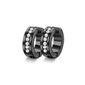 1 Pair/9 Pairs Non-Piercing Earrings Stainless Steel Clip On Hoop Earrings For Men Women Paved CZ Ear Clip Earrings Set-belleandkai.com