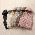 2024 New Arrivals Women Fashion Ultralight Thin Hooded Down Jackets Spring Winter Female Korean Slim Fit Sleeveless Puffer Coat-belleandkai.com