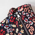 New Turtleneck Casual Coat Women Cotton Fashion Jacket Print Long Sleeve Zipper Thick Warm Women Jacket Retro Chic Clothes-belleandkai.com