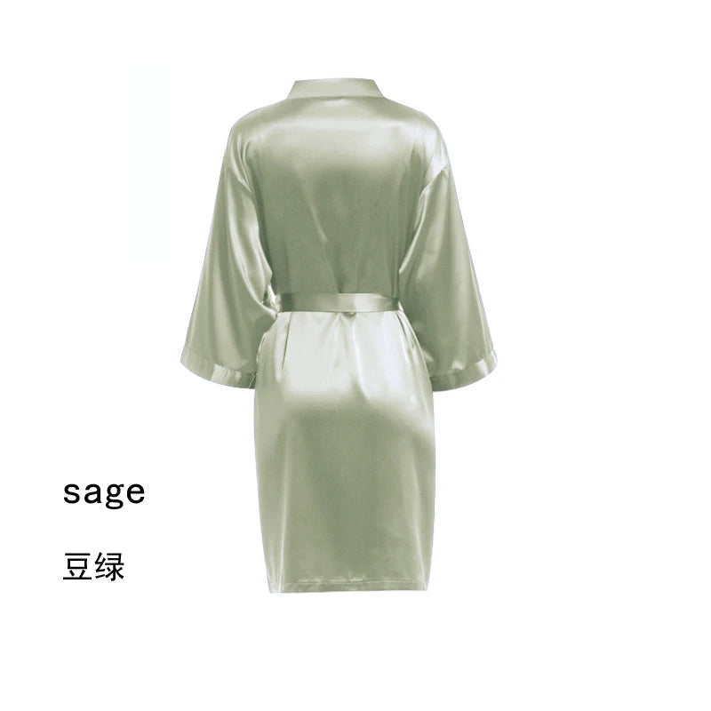 Women Matte Satin Plain colors thick satin Seepwear A9000D-belleandkai.com