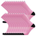 1/5/10/20pair Mid-Calf Athletic Socks For Cycling Running, Sweat-absorbing Breathable Sports Socks For Men Women-belleandkai.com