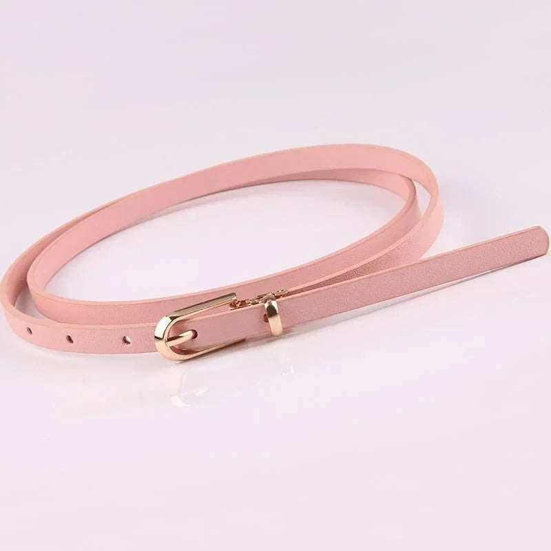 Stretch  Belt Women Fashion Waist Belt Thin Buckle Waistband for Fashion Ladies Belt Dress Apparel Accessories New Style 2023-belleandkai.com
