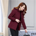 2025 New Women's Parkas lady Winter Thickened Slim Warm Jackets Female Hooded Parkas Women Cotton Padded Jacket Ultralight Coat-belleandkai.com