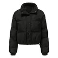 Autumn and winter Women's Clothing short-style Quilted Coats long-sleeved high-necked warm coat loose casual cotton coat Jackets-belleandkai.com