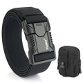 VATLTY New Tactical Outdoor Belt for Men and Women Aluminum Alloy Buckle Quick Release Elastic Belt Casual Belt Jeans Waistband-belleandkai.com