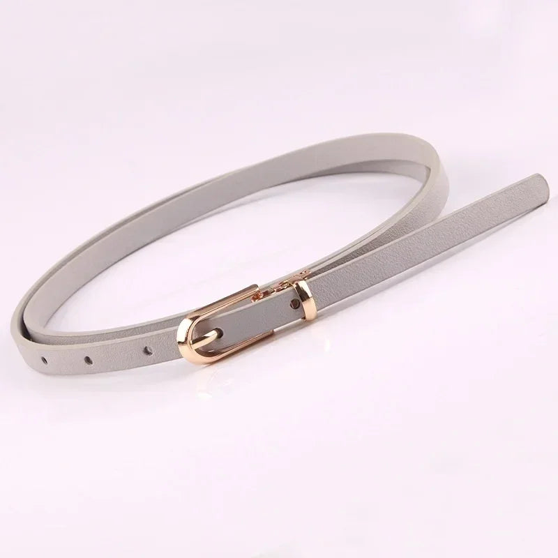 Stretch  Belt Women Fashion Waist Belt Thin Buckle Waistband for Fashion Ladies Belt Dress Apparel Accessories New Style 2023-belleandkai.com