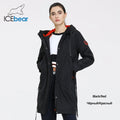 ICEbear 2023 new fall women's coat with a hood casual wear quality fashion autumn parka  brand clothing GWC20035D-belleandkai.com