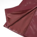 2025 Women New Fashion With Belt Long style Single Breasted Faux Leather Coat Vintage Long Sleeve Pockets Female Outerwear-belleandkai.com