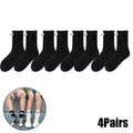 Magnetic Socks with Hands Women Men Fashion Black White Funny Cute Cartoon Eyes Couple Mid-tube Socks for Gifts-belleandkai.com