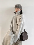 Women's Sweater Autumn Winter New  Clothes for Women Warm Solid-belleandkai.com