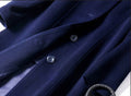 New Fashion British Solid Button Wool Coat Women Long Sleeve Jackets Woman Elegant Pocket Slim Outfit Mujer-belleandkai.com