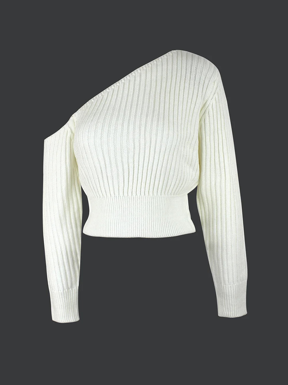Women's long-sleeved off-the-shoulder sexy casual sweater spring, autumn and winter-belleandkai.com