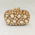 WHTUOHENLarge Silver Stones Wedding Dress Purses Women Bridal Crystal Handbags Rhinestone Party Prom Evening Clutches Minaudiere-belleandkai.com