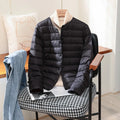 2023 New Arrivals Autumn Winter Warm Women White Duck Down Slim Jackets Female Fashion Ultra Lightweight Packable Puffer Coats-belleandkai.com