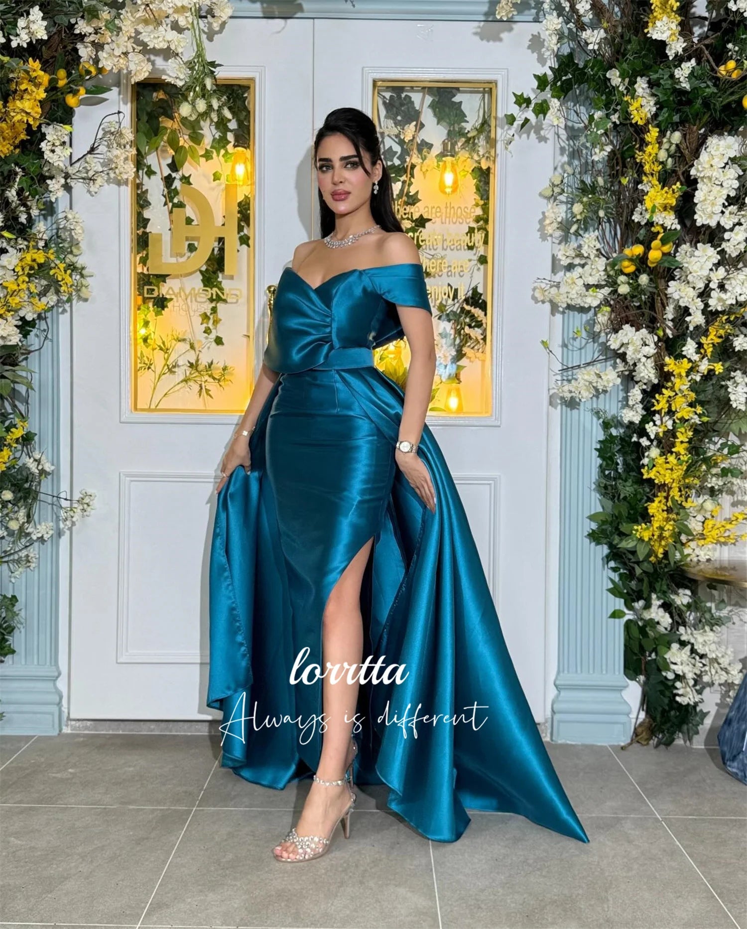 Lorrtta Grace Womens Dresses for Special Occasions Evening Dress Satin Fishtail Cut Luxury Dresses Women 2025 Robe Customized-belleandkai.com