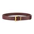 New Luxury Double Genuine Leather Belt for Women Jeans Casual Dress Square Alloy Buckle Ladies Trendy Belts Fashion Waistband-belleandkai.com