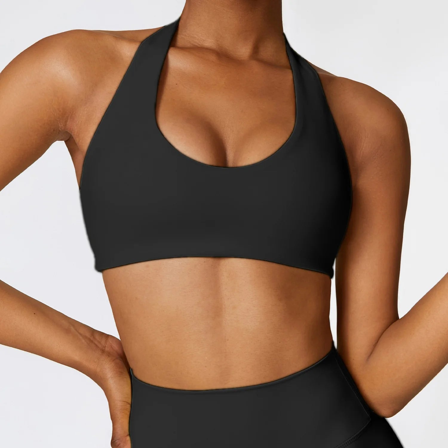 Women Sports Underwear Top Push Up Fitness Halter Yoga Bra Workout Bra Sport Tops For Women Breathable Running Vest Gym Wear-belleandkai.com