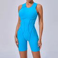 Women Tracksuit Sports Overalls Padding Sporty Jumpsuit Sportswear Woman Gym Set Sleeveless Yoga Clothing Suit for Fitness Set-belleandkai.com