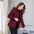 2025 New Women's Parkas lady Winter Thickened Slim Warm Jackets Female Hooded Parkas Women Cotton Padded Jacket Ultralight Coat-belleandkai.com