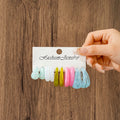 60pcs Korean Version Simple Acrylic Earring Set for Women's Fashion, Colorful and Versatile Earrings and Earrings-belleandkai.com