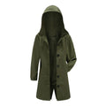 Fahsyee Raincoat Women, Rain Jacket Waterproof Raincoat Hooded Windbreaker Outdoor Long Active-belleandkai.com