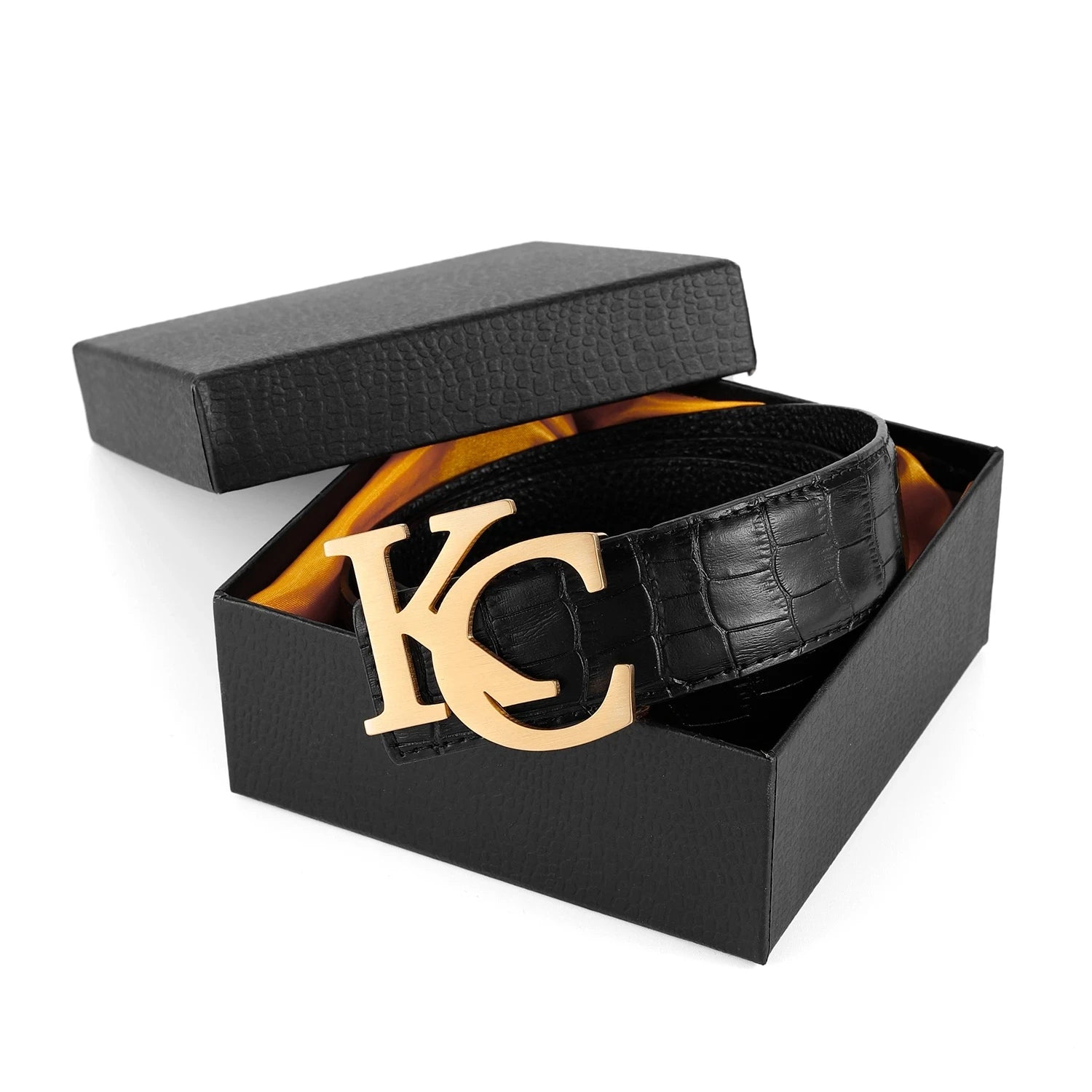 Personalized Custom Letter Crocodile Skin Belts Women Luxury Designer Brand Unisex Cross Stainless Steel Buckle Christmas Gift-belleandkai.com