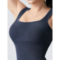 Women's Yoga Jumpsuits Ribbed One Piece Padded Tank Tops Rompers Sleeveless Acid Wash Activewear Unitard Sexy Bodycon-belleandkai.com