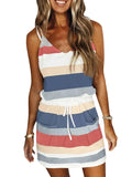 Sleeveless Dress for Women Clothing 2024 Summer Vacation Pullover Beach Sundress Female Korean Fashion Slim Sexy Short Dresse M-belleandkai.com