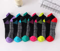 6-96 Pairs Unisex Color-Coordinated Quick-Dry & Sweat-Absorbent Running/Casual Sports Socks Low-Top Breathable 36-42-belleandkai.com