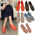 Women Jelly Flats Lightweight Breathable SlipOn Ballet Flats for Summer Beach and Outdoor Travel-belleandkai.com