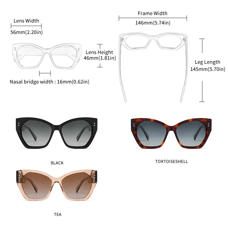 Belle&Kai Women’s Sunglasses – Stylish, Elegant & UV Protection-belleandkai.com