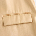 Taop&Za 2024 Spring New Product Women's Fashion and Casual Versatile Button Metal Face Straight Cut Suit Coat-belleandkai.com
