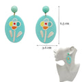 Top Sale Fashion Colourful Dangle Earrings for Women Accessories Stud Earring Y2K Pendientes New In Resin Earings-belleandkai.com