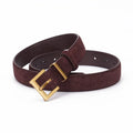 New Luxury Double Genuine Leather Belt for Women Jeans Casual Dress Square Alloy Buckle Ladies Trendy Belts Fashion Waistband-belleandkai.com