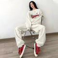 COUTUDI Women Hooded Set 2 Pieces Winter Fashion Tracksuit Suit Oversized Casual Hoody Pullovers Long Pant Sets Women Sportwears-belleandkai.com