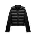 2024 Winter New Arrival TRAF Women's Lightweight Warm Down Jacket with Long Sleeves and Zippered Hooded Sports Coat 4391742-belleandkai.com