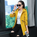 Hooded Coat Jacket for Middle-Aged Mothers Loose Elastic Waist Spring Autumn Zipper Open Cardigan Style Women's Clothing-belleandkai.com