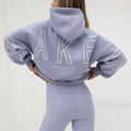 Classic Solid Color Simple Lazy Style Basic Hoodies For Men And Women Letter Printed Soft Sports Pullover Sweatshirt-belleandkai.com