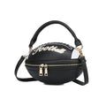 Fashion American Football Style Crossbody Bag for Women Girl’s Shoulder Bags Rugby Style Purses Designer Ball Novelty Handbags-belleandkai.com