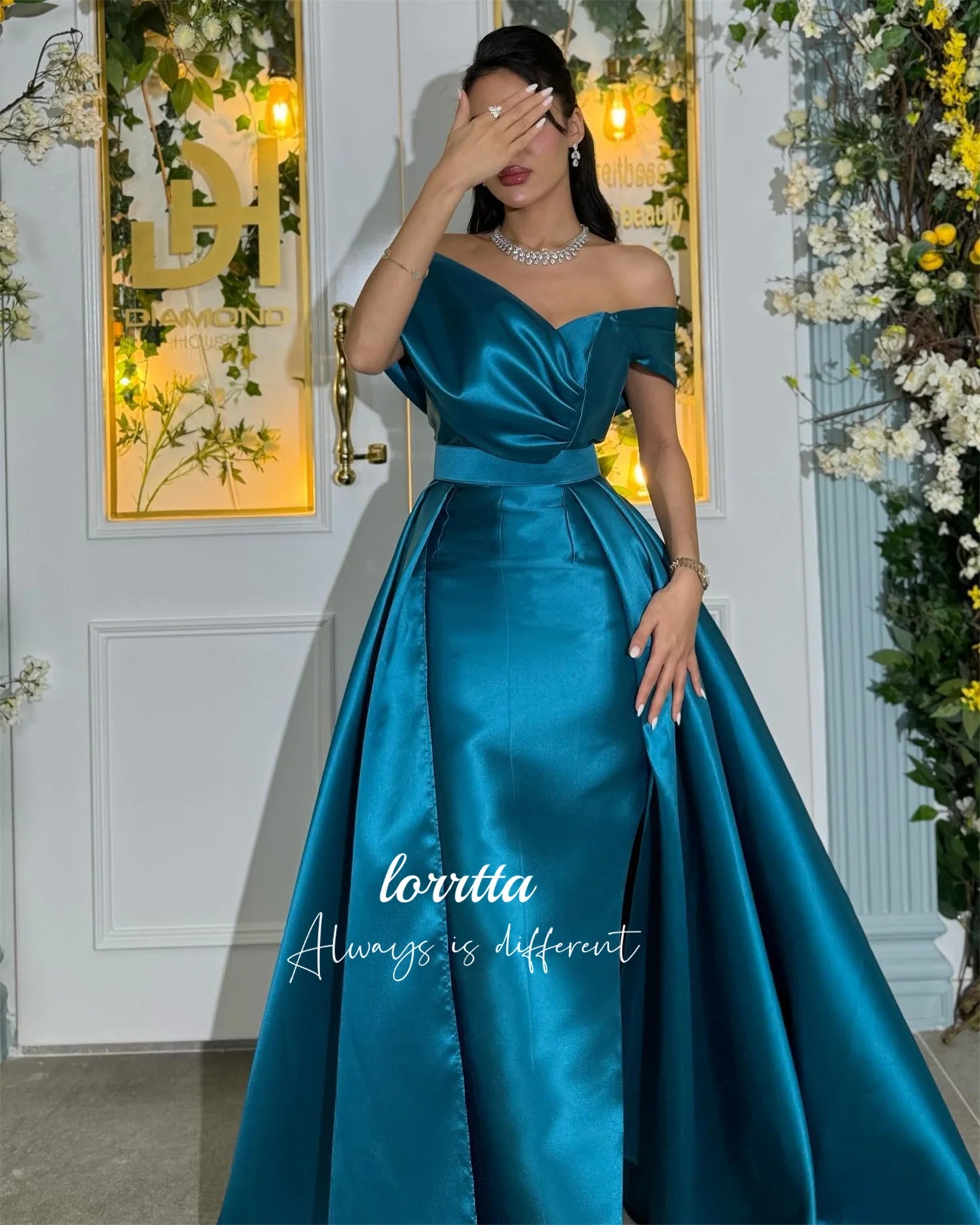 Lorrtta Grace Womens Dresses for Special Occasions Evening Dress Satin Fishtail Cut Luxury Dresses Women 2025 Robe Customized-belleandkai.com