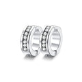 1 Pair/9 Pairs Non-Piercing Earrings Stainless Steel Clip On Hoop Earrings For Men Women Paved CZ Ear Clip Earrings Set-belleandkai.com