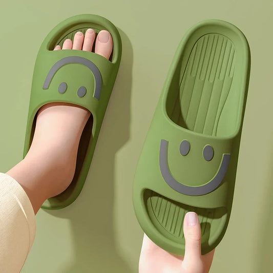 Gorasion Women's Indoor EVA Slipper Lightweight Summer Home Slippers Comfortable Soft Outsole Unisex Pull-on Bathroom Slippers-belleandkai.com