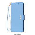 Magnetic buckle Leather Case for OPPO Realme C63 Wallet RFID BLOCKING Flip Cover Women Girls Simple Capa Fundas Coque-belleandkai.com