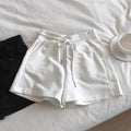 Women's Casual Shorts Petite Summer New Grey Versatile Outer Wear Running Trunks Trendy Cotton Material Origin China-belleandkai.com