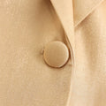 Taop&Za 2024 Spring New Product Women's Fashion and Casual Versatile Button Metal Face Straight Cut Suit Coat-belleandkai.com
