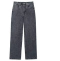 Women's Fashion Jeans Solid Colour Loose Trousers Gradient Colour Casual Streetwear Pant Broken Holes Decorated Jeans-belleandkai.com