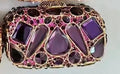 WHTUOHENLarge Silver Stones Wedding Dress Purses Women Bridal Crystal Handbags Rhinestone Party Prom Evening Clutches Minaudiere-belleandkai.com
